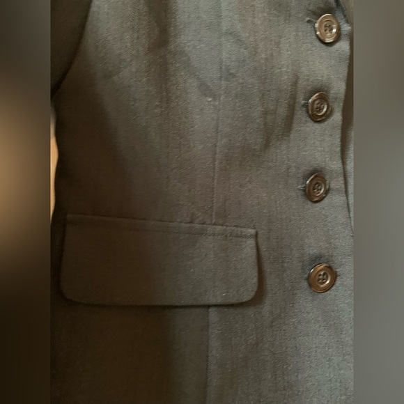 Women’s Spango Black tie back Button Down Blazer Jacket Size: 8 - Picture 3 of 6